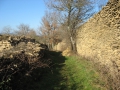 Chemin des murs à Rains